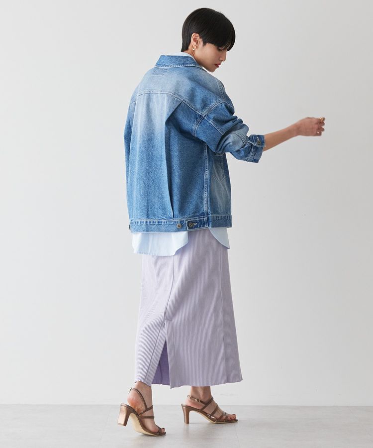 AMERICAN HOLIC「【WEB限定】針抜きテレコタイトスカート」|タイト|