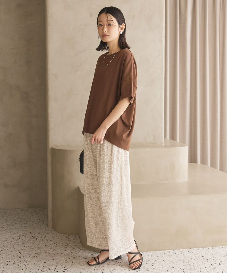 AMERICAN HOLIC「コクーンシルエットカットソー／接触冷感」|Tシャツ・カットソー|