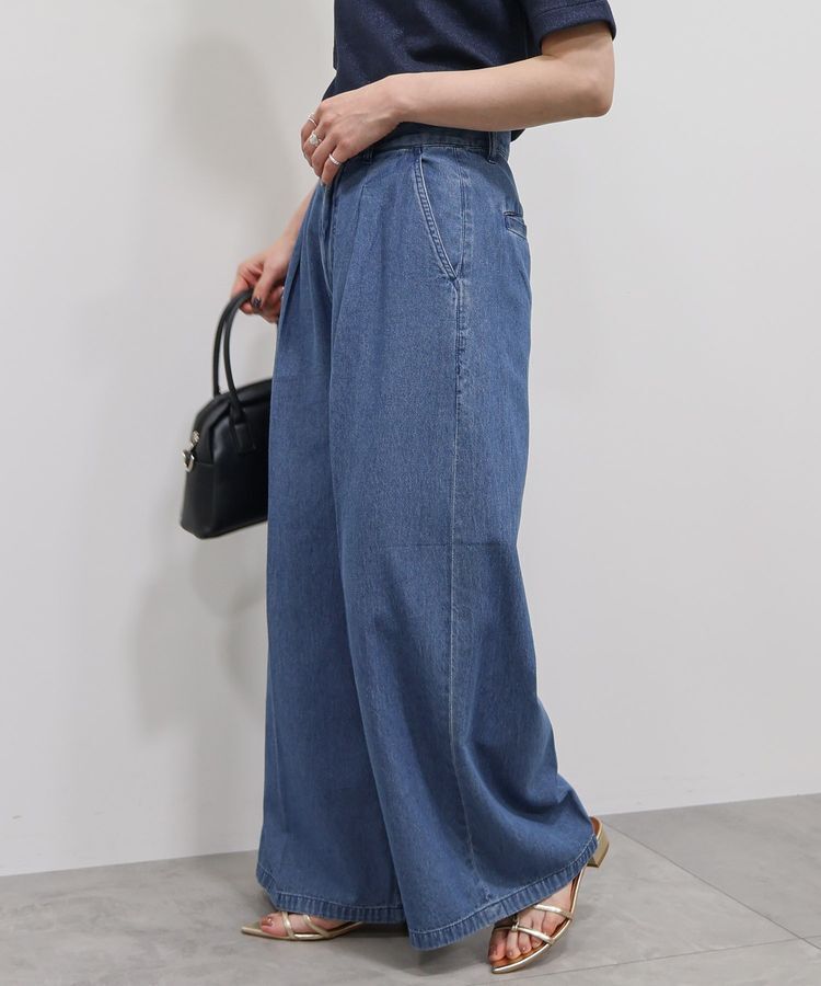 AMERICAN HOLIC「ライトオンススーパーワイドデニム」|デニム|