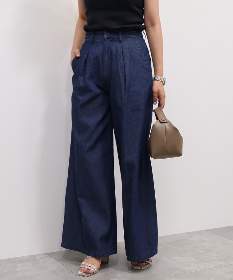 AMERICAN HOLIC「ライトオンススーパーワイドデニム」|デニム|