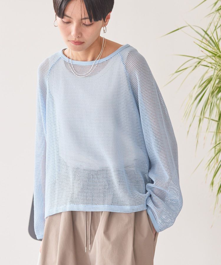 AMERICAN HOLIC「メッシュ長袖Tシャツ」|Tシャツ・カットソー|