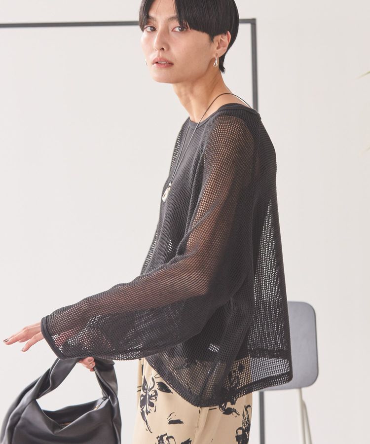 AMERICAN HOLIC「メッシュ長袖Tシャツ」|Tシャツ・カットソー|