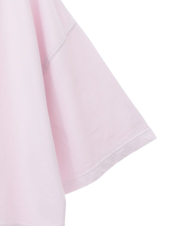 AMERICAN HOLIC「ピグメント加工ミニ裏毛半袖プルオーバー」|Tシャツ・カットソー|