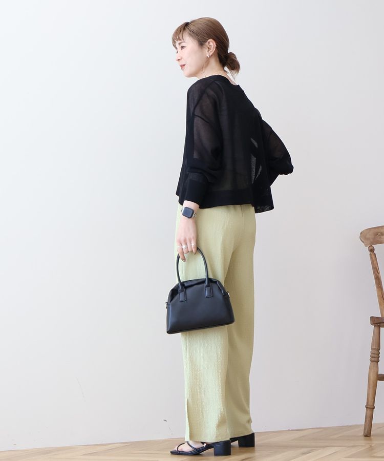 AMERICAN HOLIC「ウォッシャブルショート丈シアーカーディガン」|カーディガン|