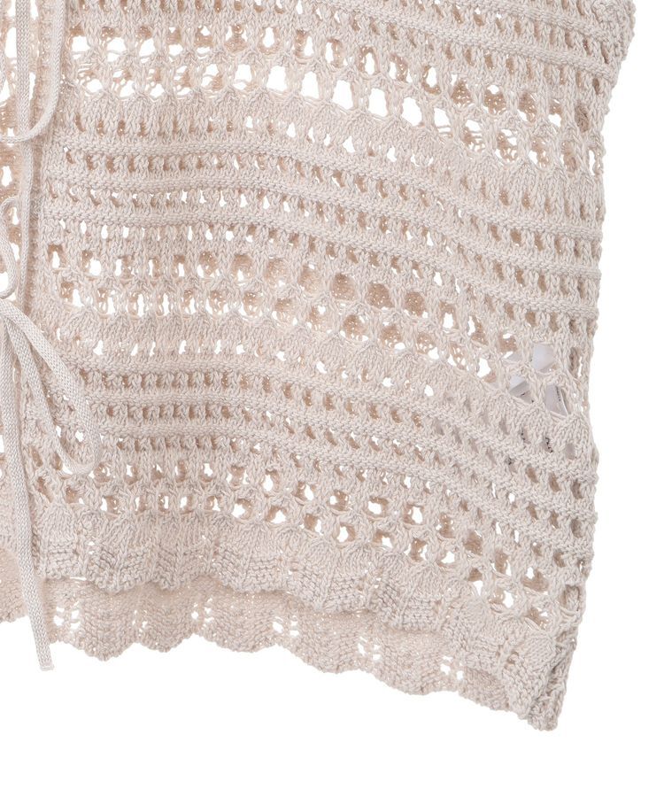 AMERICAN HOLIC「レーシーニットベスト」|ベスト・ジレ|