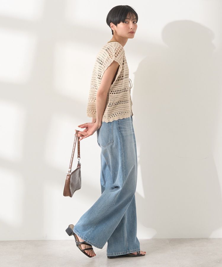 AMERICAN HOLIC「レーシーニットベスト」|ベスト・ジレ|