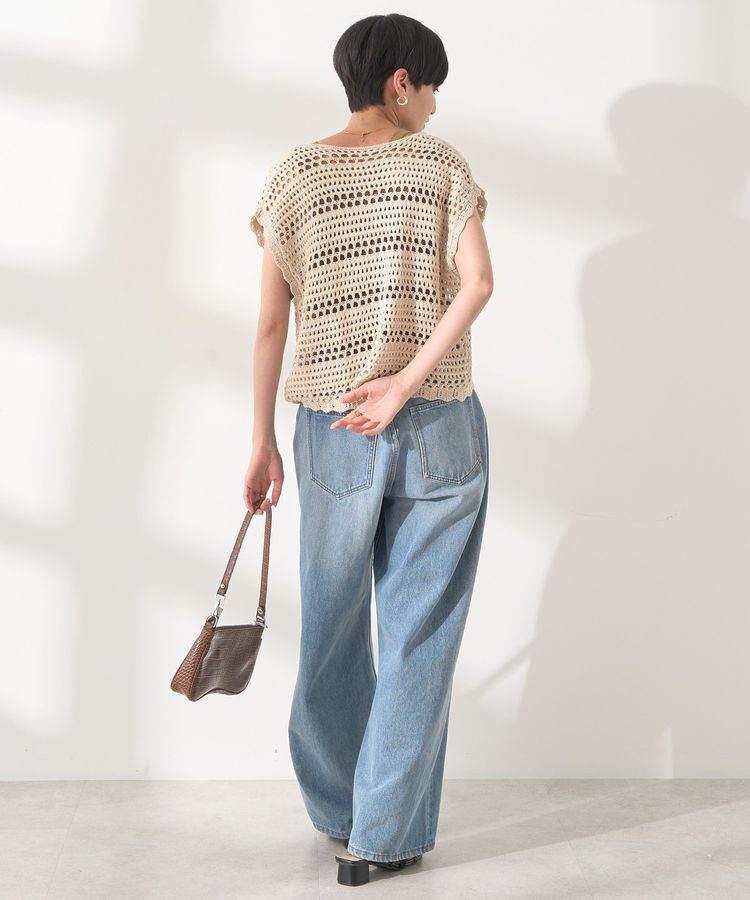 AMERICAN HOLIC「レーシーニットベスト」|ベスト・ジレ|