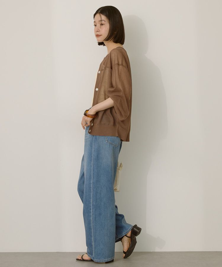 AMERICAN HOLIC「【WEB限定】接触冷感2WAYシアーニットカーディガン」|カーディガン|