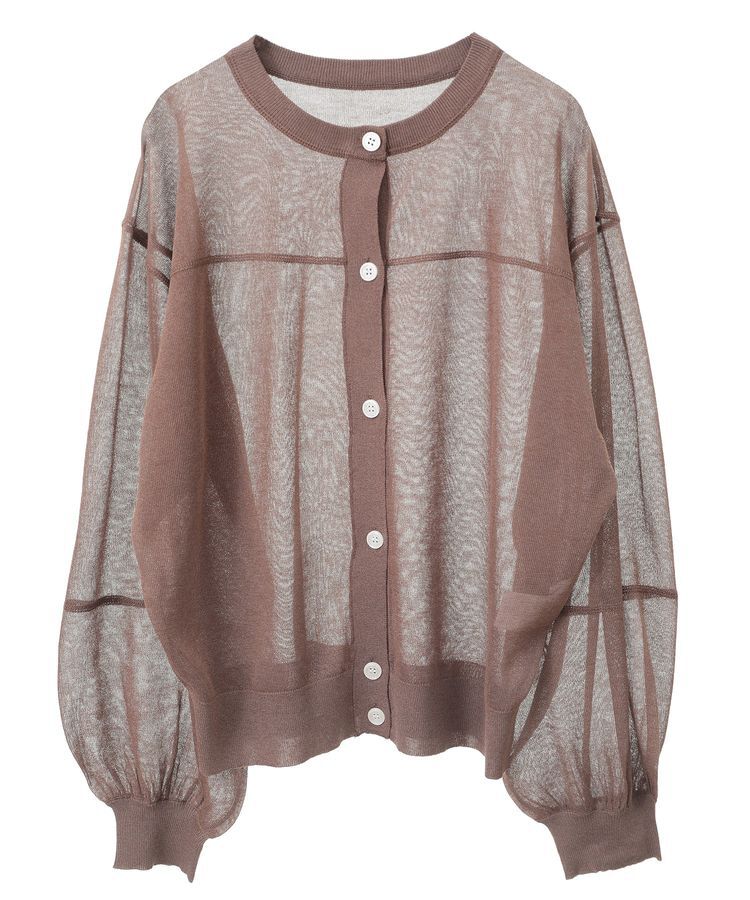 AMERICAN HOLIC「【WEB限定】接触冷感2WAYシアーニットカーディガン」|カーディガン|