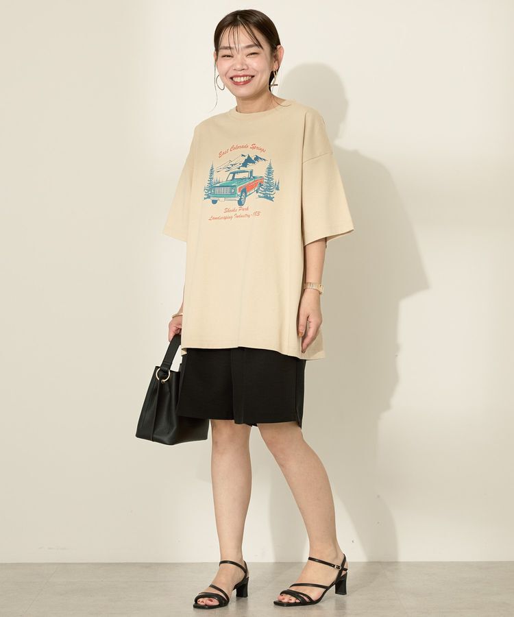 AMERICAN HOLIC「CarプリントTシャツ」|Tシャツ・カットソー|