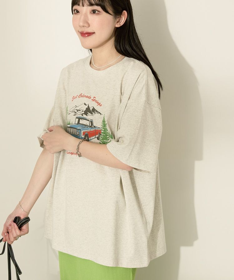 AMERICAN HOLIC「CarプリントTシャツ」|Tシャツ・カットソー|