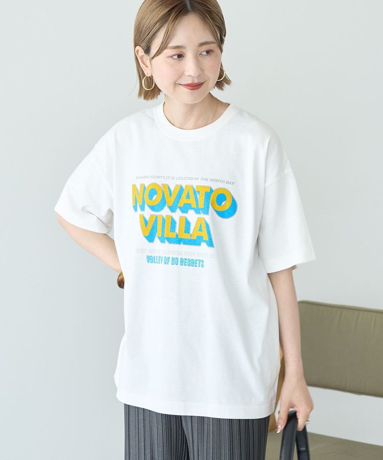 AMERICAN HOLIC「配色ロゴプリントTシャツ」|Tシャツ・カットソー|
