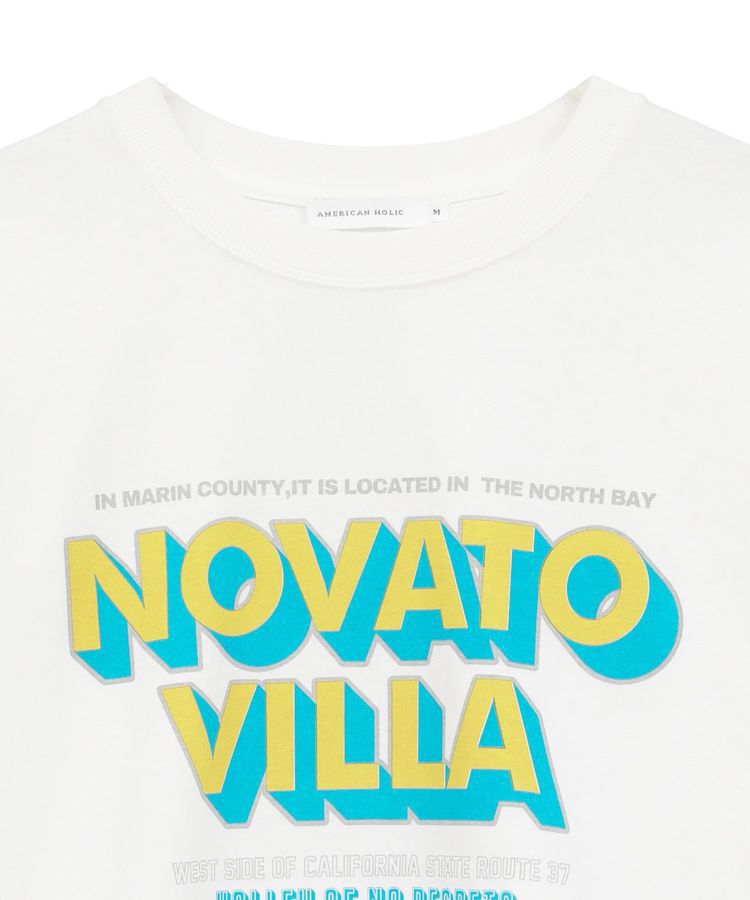 AMERICAN HOLIC「配色ロゴプリントTシャツ」|Tシャツ・カットソー|