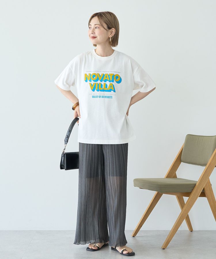 AMERICAN HOLIC「配色ロゴプリントTシャツ」|Tシャツ・カットソー|