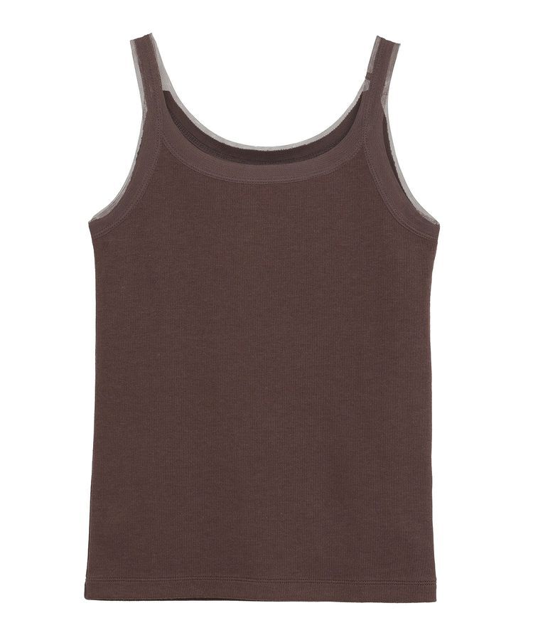 AMERICAN HOLIC「チュールキャミタンクトップ」|インナー|