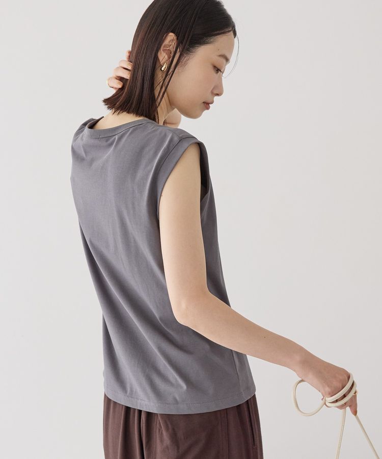 AMERICAN HOLIC「【2点セット】チュールキャミ+ノースリーブT」|Tシャツ・カットソー|