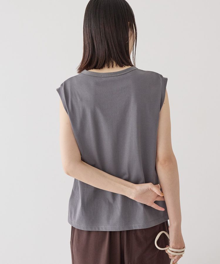 AMERICAN HOLIC「【2点セット】チュールキャミ+ノースリーブT」|Tシャツ・カットソー|