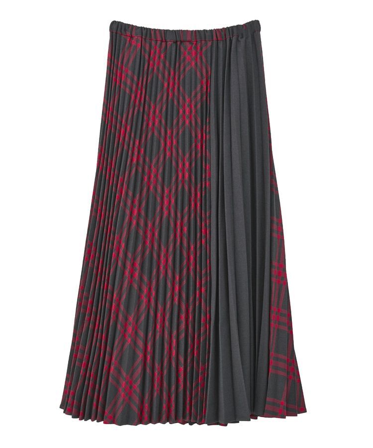 AMERICAN HOLIC「【選べる丈】アソートチェックプリーツスカート」|フレア|