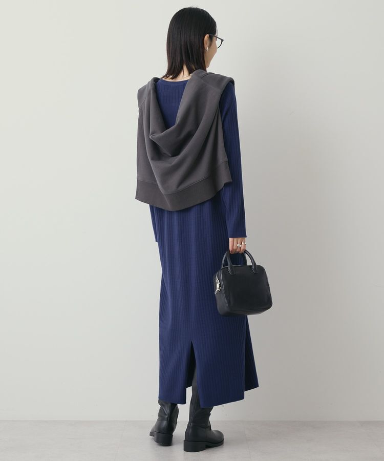 AMERICAN HOLIC「バイパチリブヘンリーニットワンピース＜静電気軽減＞」|ワンピース|