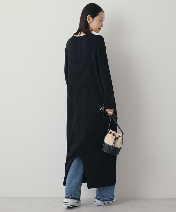 AMERICAN HOLIC「バイパチリブヘンリーニットワンピース＜静電気軽減＞」|ワンピース|