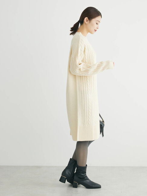 Green Parks「ケーブルニットミニワンピース」|ワンピース|