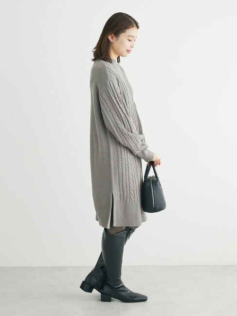 Green Parks「ケーブルニットミニワンピース」|ワンピース|