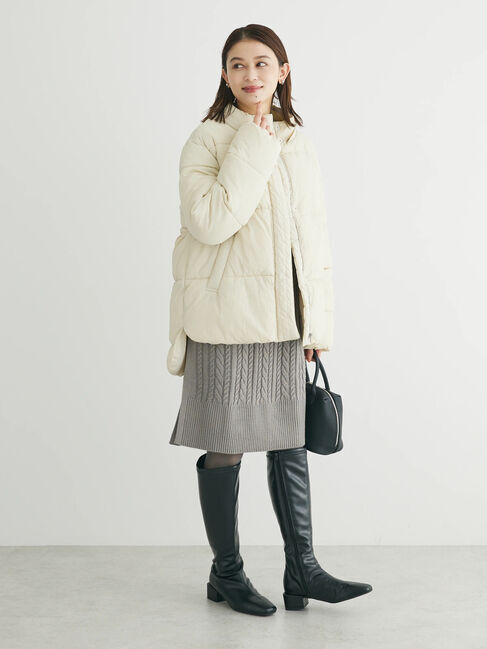 Green Parks「ケーブルニットミニワンピース」|ワンピース|