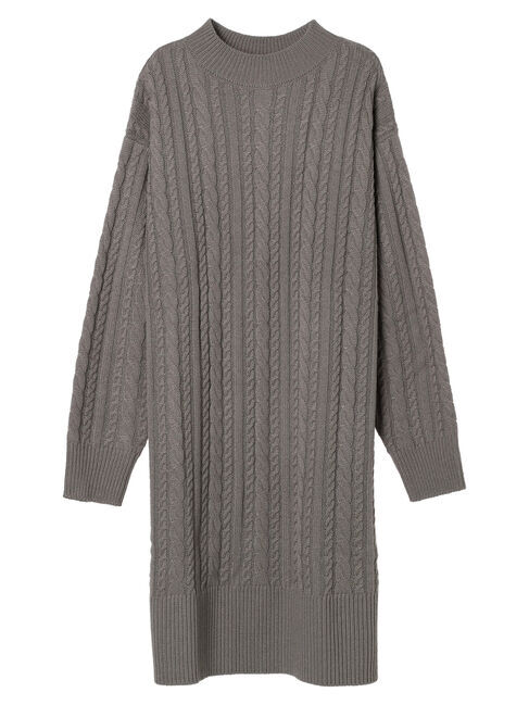 Green Parks「ケーブルニットミニワンピース」|ワンピース|