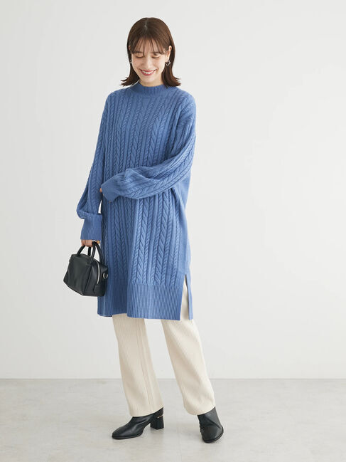 Green Parks「ケーブルニットミニワンピース」|ワンピース|