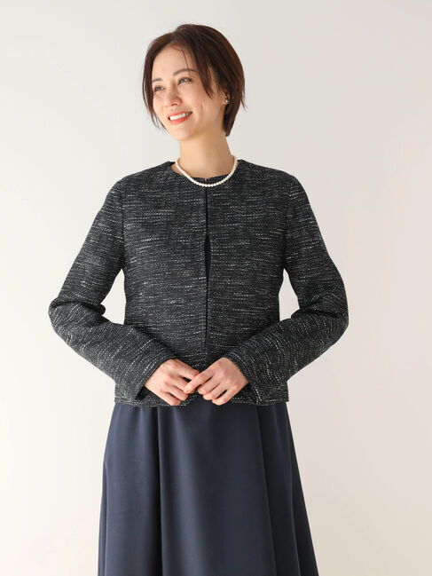 Green Parks「ef-de　ツィード調ノーカラージャケット」|その他|