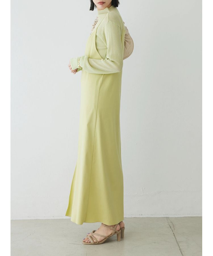 AnriettMusee「ラメ切替スリーブリブシアーニット」|ニット・セーター|