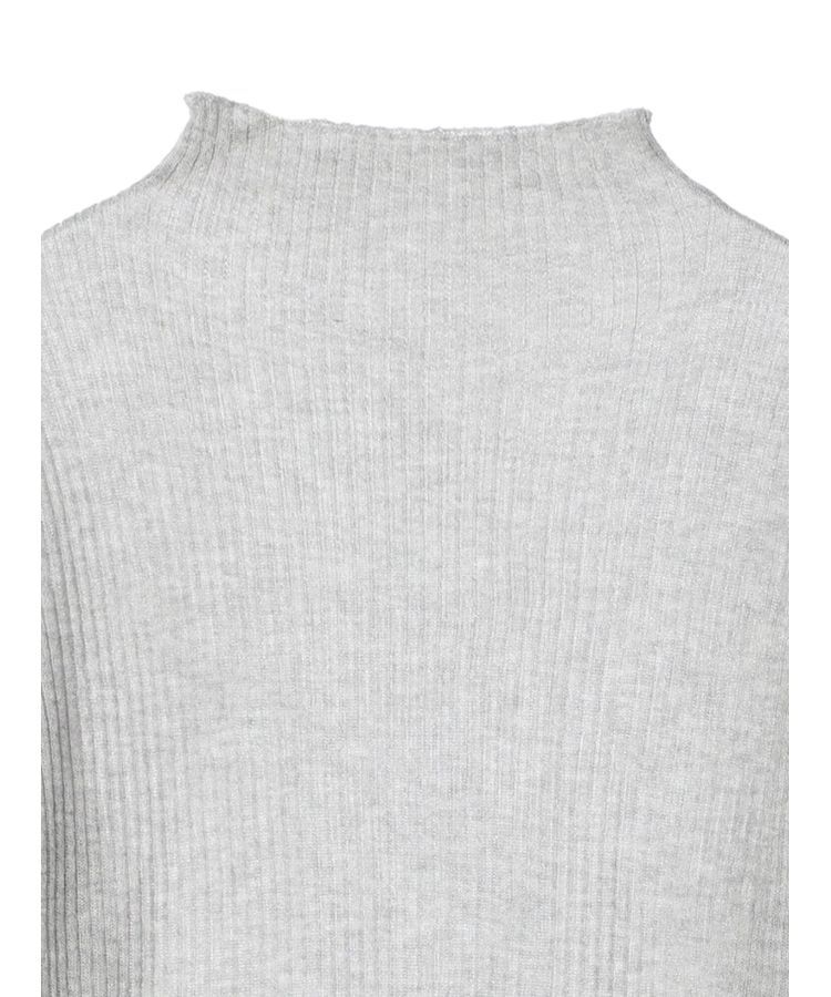 AnriettMusee「ラメ切替スリーブリブシアーニット」|ニット・セーター|