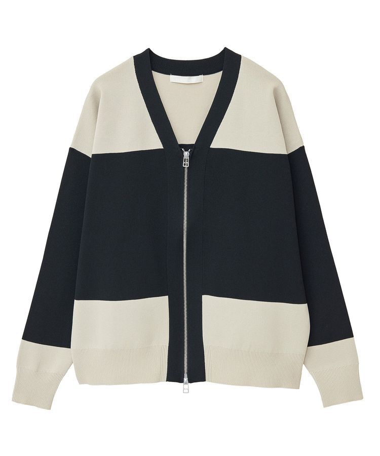 Green Parks「・furry rate かる～いニットZIPブルゾン」|カーディガン|