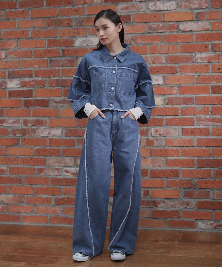 Green Parks「・DOUBLE FLAGS フレアスリーブGジャン」|その他|