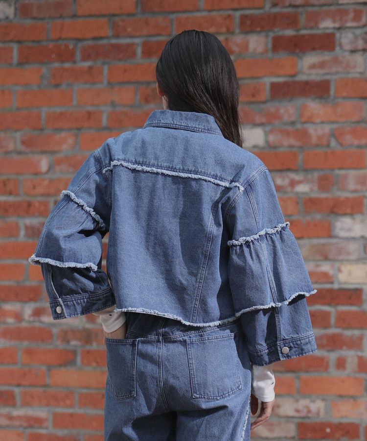 Green Parks「・DOUBLE FLAGS フレアスリーブGジャン」|その他|