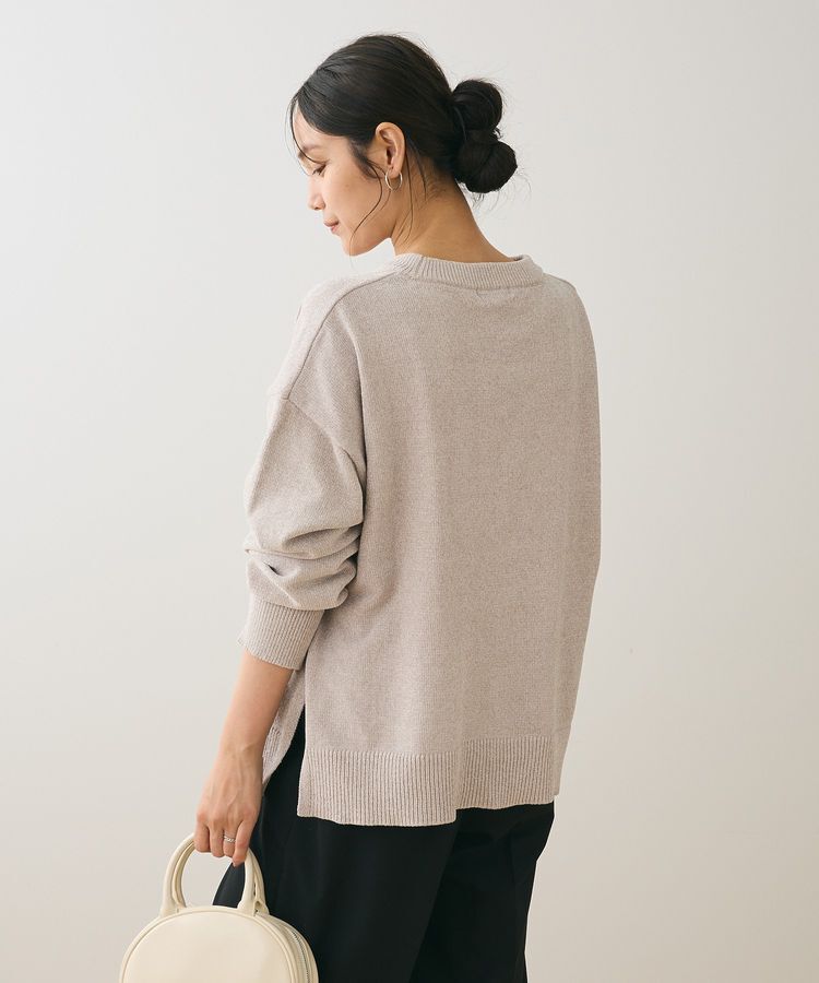 Green Parks「ベロアモールリラックスサイズニットプルオーバー」|ニット・セーター|