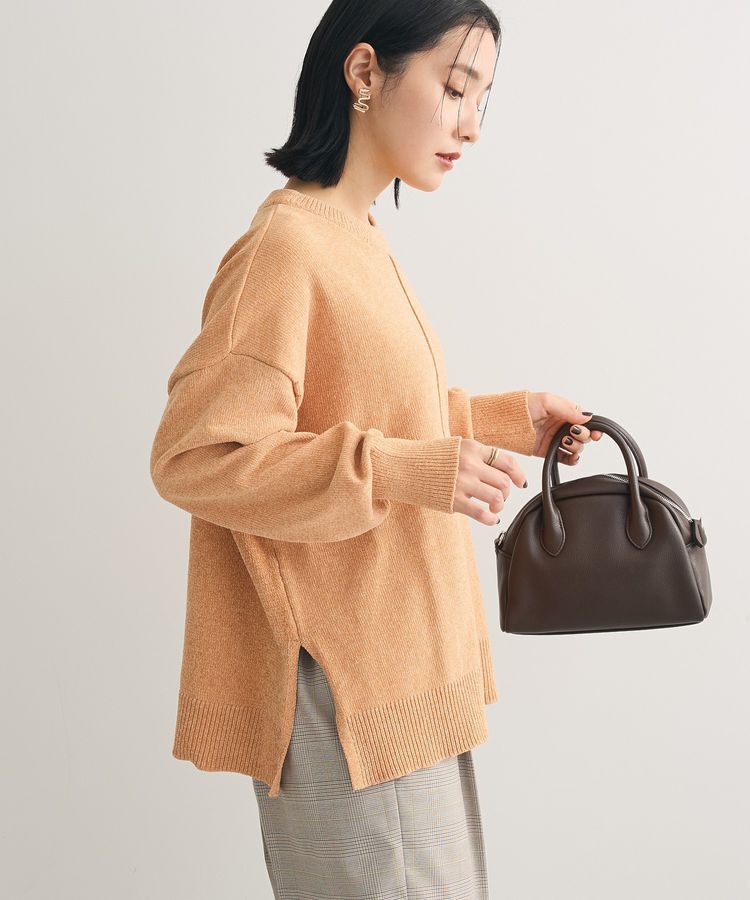 Green Parks「ベロアモールリラックスサイズニットプルオーバー」|ニット・セーター|