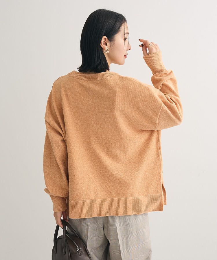 Green Parks「ベロアモールリラックスサイズニットプルオーバー」|ニット・セーター|