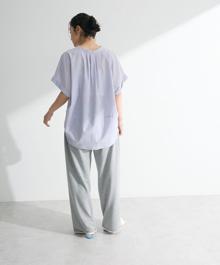 Green Parks「綿麻混フレンチスリーブスキッパーシャツ」|シャツ・ブラウス|