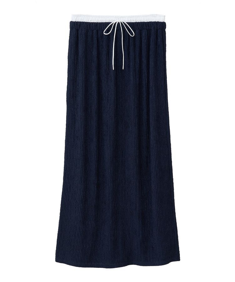 Green Parks「ダブルウエストレイヤードイージーナロースカート」|スカート|