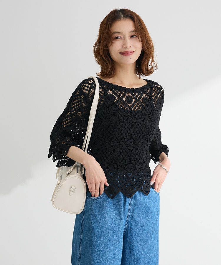 Green Parks「・SUGAR SPOON クロシェプルオーバー」|ニット・セーター|