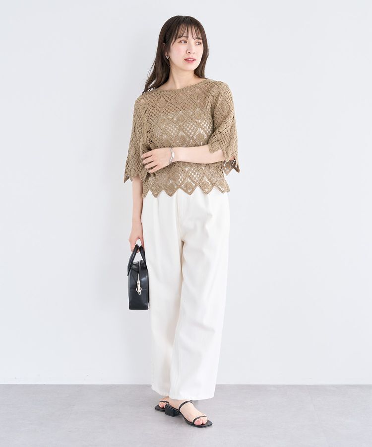 Green Parks「・SUGAR SPOON クロシェプルオーバー」|ニット・セーター|