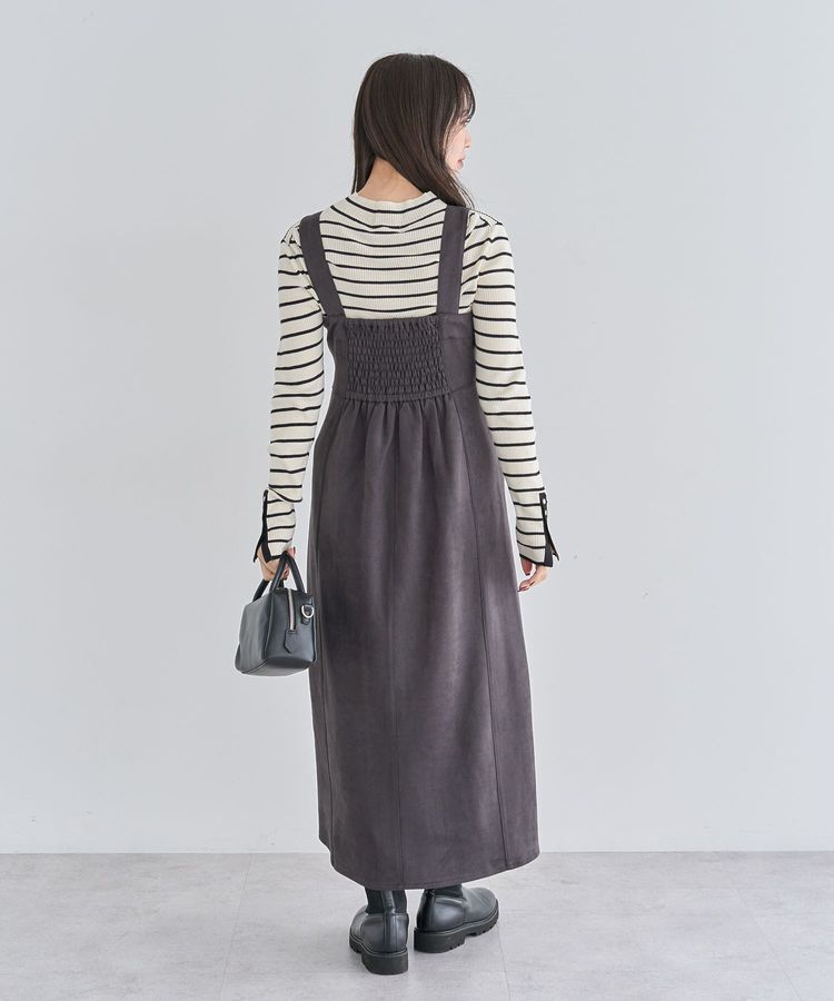 Green Parks「・ELENCARE DUE スエードポンチジャンスカ」|ワンピース|