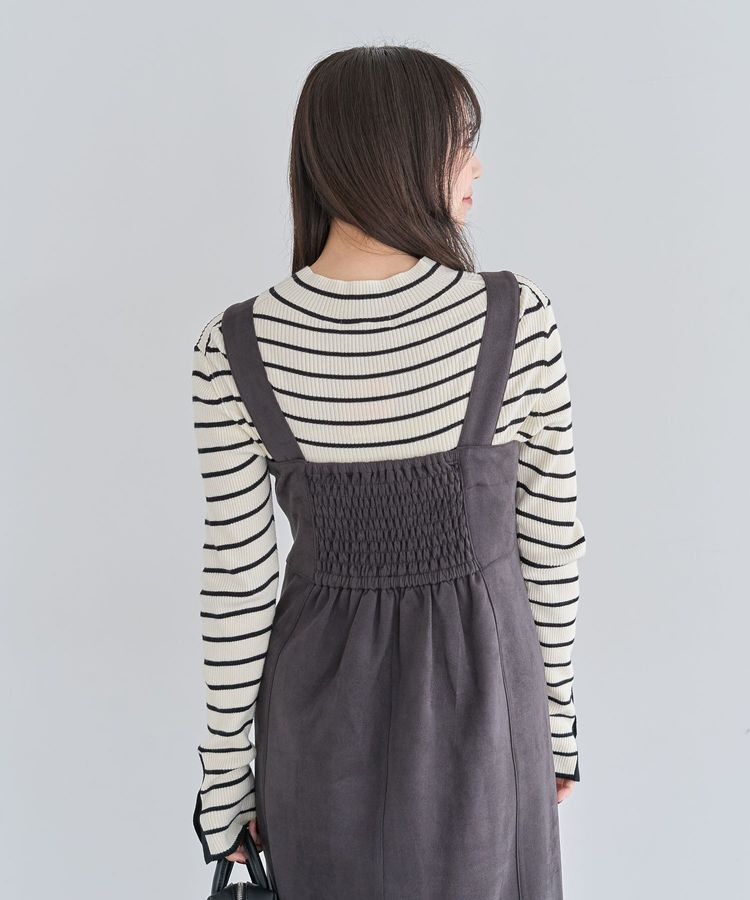 Green Parks「・ELENCARE DUE スエードポンチジャンスカ」|ワンピース|