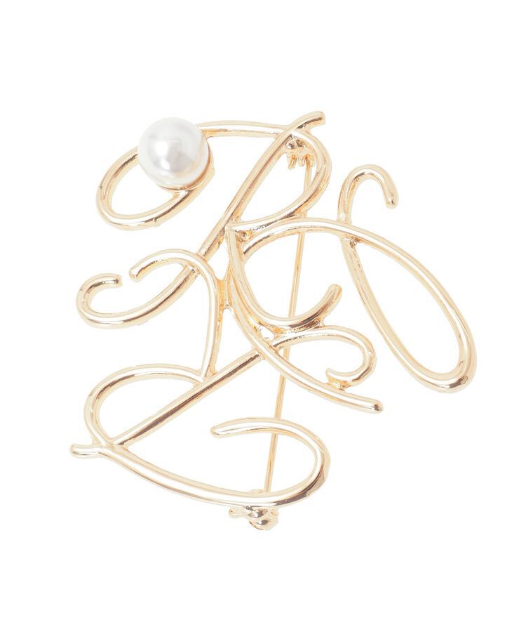 armonia「every walk.モノグラムブローチ」|その他|Gold