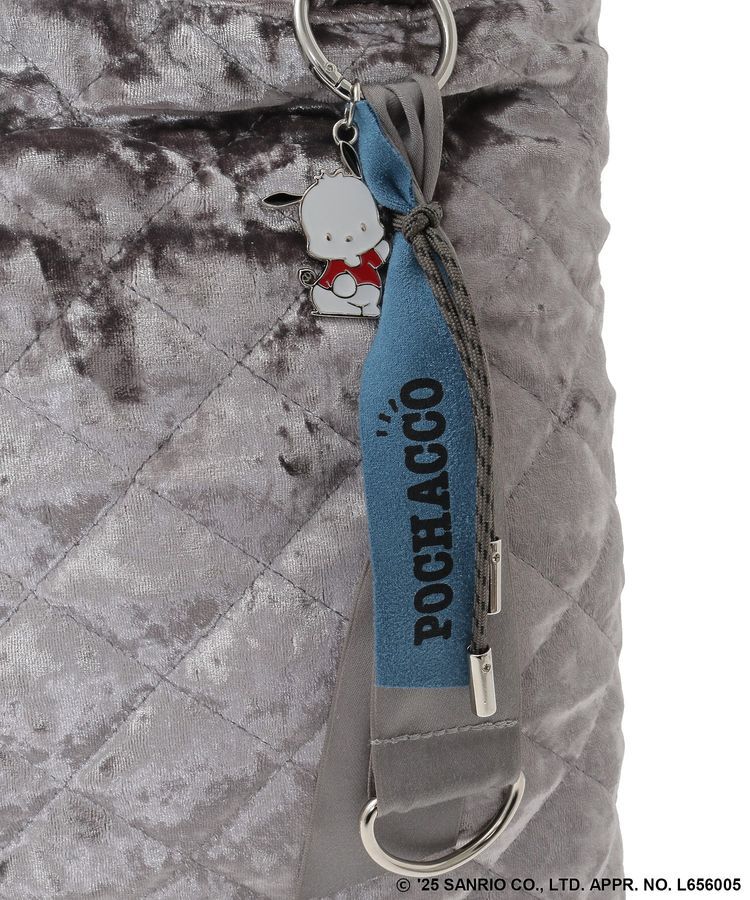 Green Parks「チャーム付きベロアバック」|トートバッグ|