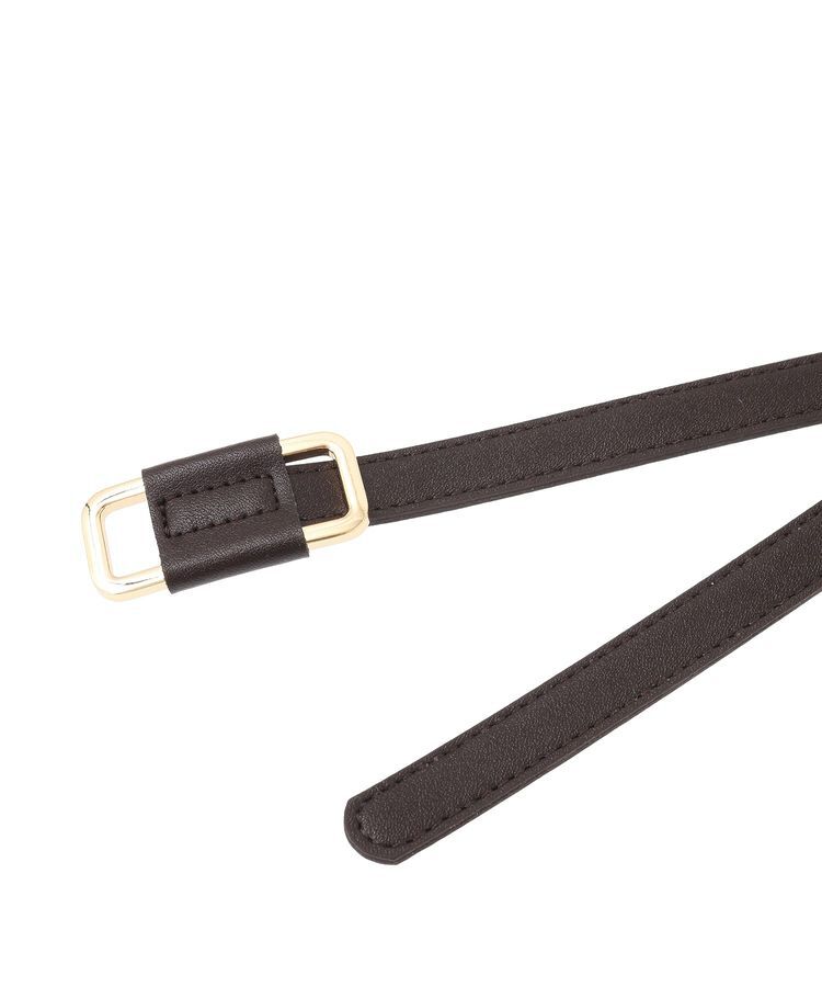 YECCA VECCA「スクエアバックル細ベルト」|ベルト|