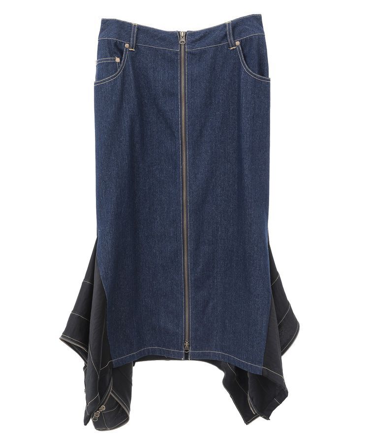 YECCA VECCA「【DOLL UP OOPS】2ｗay異素材スカート」|フレア|