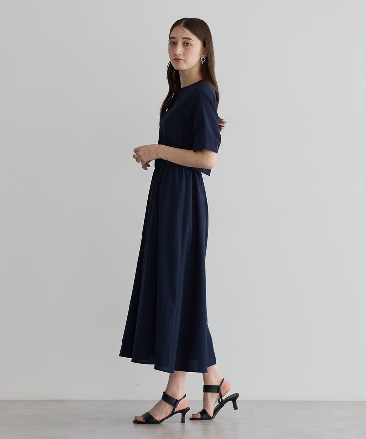 YECCA VECCA「リネンライクポケットデザインワンピース」|ワンピース|