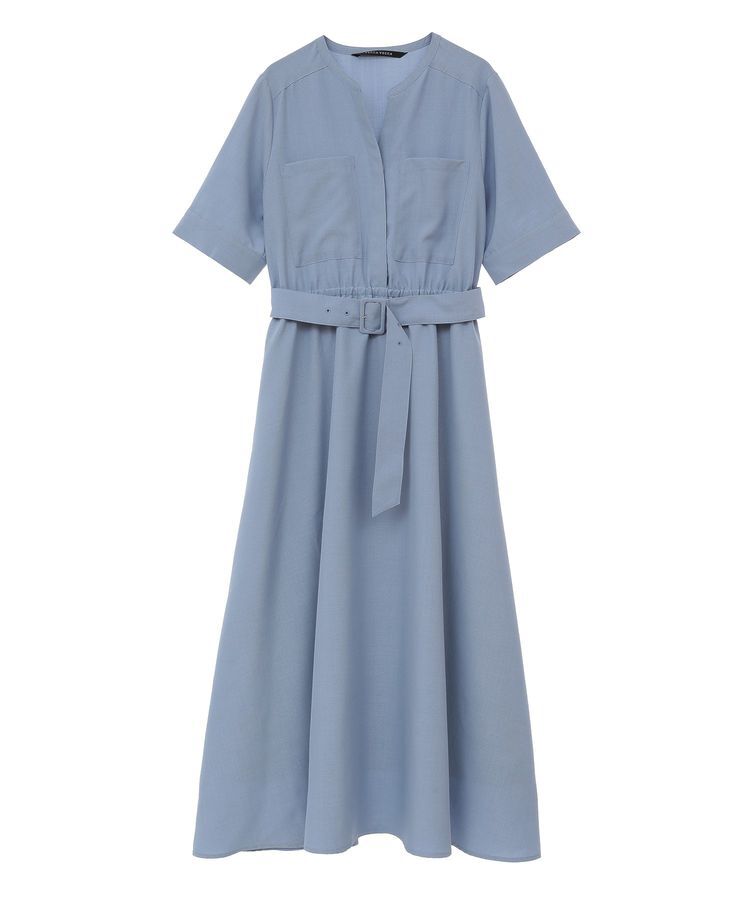 YECCA VECCA「リネンライクポケットデザインワンピース」|ワンピース|